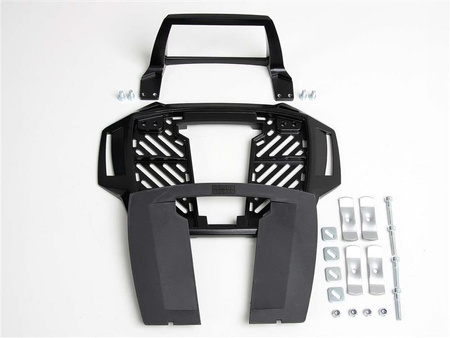 Alurack top case carrier black for Yamaha XT 600 (1984-1986)