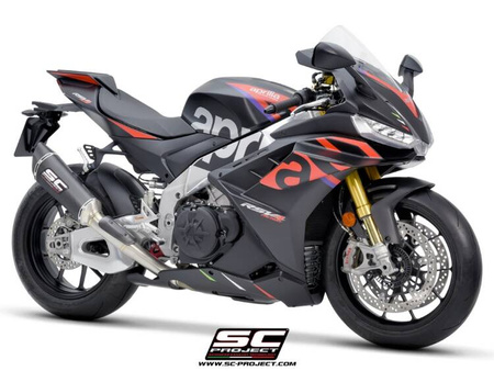 SC-Project tłumik końcowy  końcowy  SC1-R (300mm) CARBON APRILIA RSV4 2021-2023