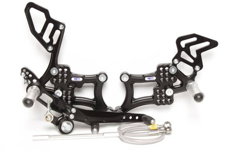 Sety podnóżków PP Tuning Yamaha YZF-R1 2009-2014 Reverse shifting