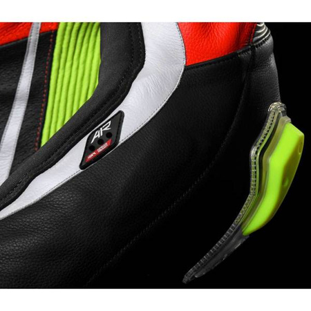 KOMBINEZON SKÓRZANY JEDNOCZĘŚCIOWY 4SR RACING NEON AR
