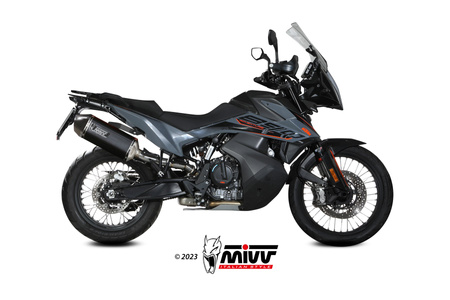 Mivv Tłumik końcowy SPEED EDGE BLACK stal nierdzewna KTM 890 ADVENTURE / R 2020-2024