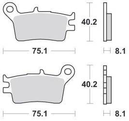 KLOCKI HAMULCOWE SBS 629 SI