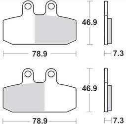 KLOCKI HAMULCOWE SBS 179 MS