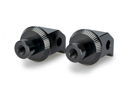 Mocowanie sportowych podnóżków PUIG 21889 (tył) Czarny (N) 21889N