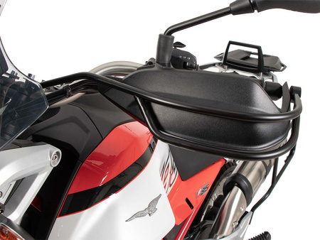 Handle guard set black (left+right side) for Moto Guzzi V 85 TT / Strada / Travel (2024-)