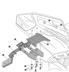 Fender eliminator PUIG do KTM Duke 125 / 390 17-21 Czarny (N) 9492N