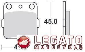 KLOCKI HAMULCOWE SBS 592 HF