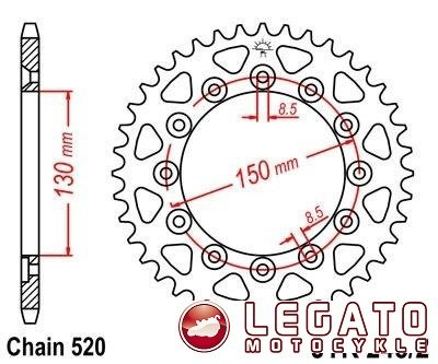 ZĘBATKA NAPĘDOWA JT TYŁ (520)