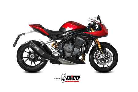 Mivv Tłumik końcowy SR-1 Titanium NERO Triumph Speed Triple 1200 RR RS 2021-2024
