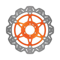 EBC Tarcza hamulcowa motocyklowa VR633ORG VEE, pomarańczowa