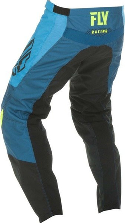 Spodnie FLY RACING F-16 Enduro Cross kolor Czarny/Fluo/Niebieski/Źółty 2019