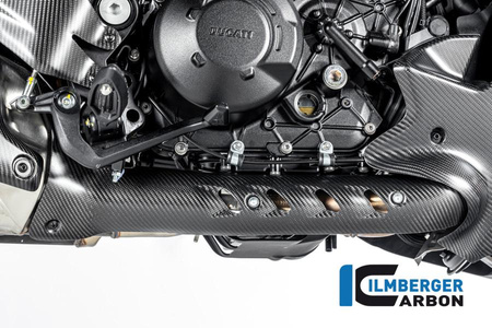 Osłona termiczna kolektora wydechu - matowa ducati diavel v4 bentley ILMBERGER AHK.128.DIBEN.K.
