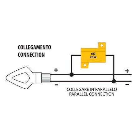 45505 Zapouzdřená sestava rezistorů - 12V, 3 OHM - 5 W