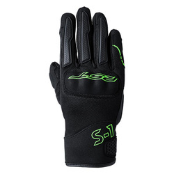 RĘKAWICE SKÓRZANE RST S1 MESH CE BLACK/GREY/NEON GREEN S (3182)