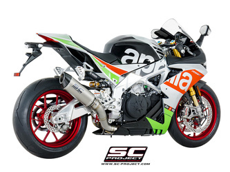 SC-Project tłumik końcowy Oval Titanium Aprilia RSV4 2017