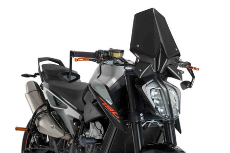 Owiewka PUIG do KTM 790 Duke 2018-2024 / 890 Duke 2020-2024 Czarny (N) 9668N
