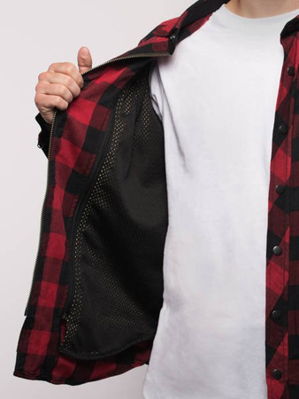 Motocyklowa Koszula Broger Alaska Red/Black