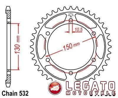 ZĘBATKA NAPĘDOWA JT TYŁ (532)