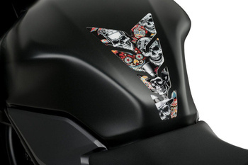 Tankpad PUIG Skull Party Czarny (N) 20593N