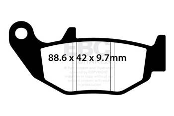 EBC Klocki hamulcowe SFA754 skuterowe (kpl. na 1 tarcze)