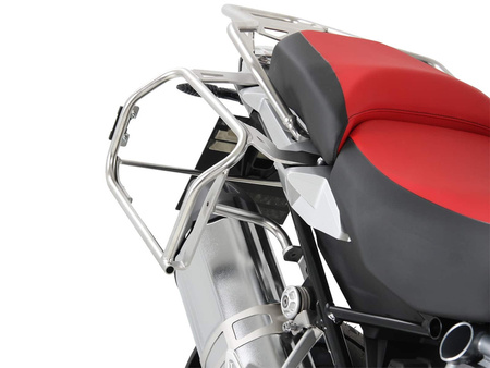 Sidecarrier Cutout stainless steel incl. Xplorer sideboxes silver for BMW R1250GS Adventure (2019-2024)