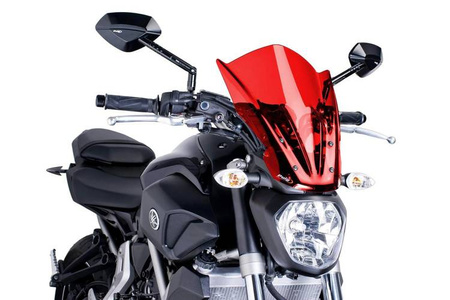 Owiewka PUIG do Yamaha MT-07 14-17 (Touring) Czerwony (R) 7016R