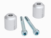 Handlebar riser 30 mm silver for BMW F 650 GS Twin (2008-2011)
