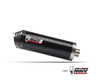 Mivv Układ wydechowy OVAL BLACK STAINLESS STEEL WITH CARBON CAP KAWASAKI VERSYS 650 2024-2025