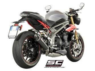 SC-Project tłumik końcowy Conic carbon Triumph SPEED TRIPLE 1050 (2016 - 2017) - S – R