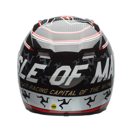 KASK BELL QUALIFIER DLX MIPS ISLE OF MAN RED/BLACK/WHITE