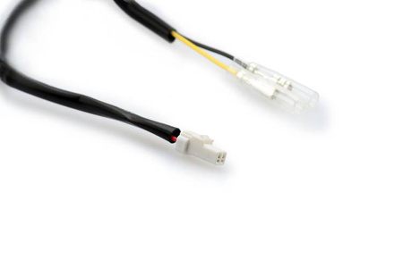 Przewody do podłączenia oświetlenia tablicy w Aprilia / Ducati / Suzuki / Yamaha Czarny (N) 20547N