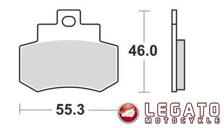 KLOCKI HAMULCOWE SBS 172 HF