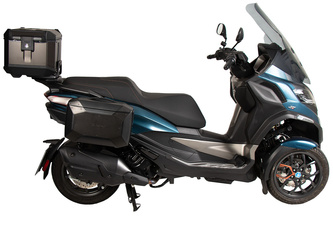 Easyrack topcasecarrier black for combination with original rear rack for Piaggio  MP3 Exclusive 530 (2022-)