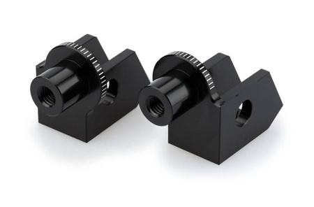 Mocowanie sportowych podnóżków PUIG 3869 (przód) Czarny (N) 3869N