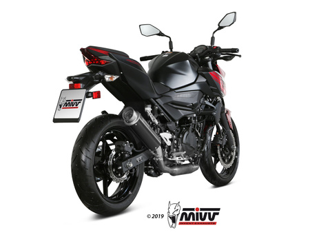 Mivv Tłumik końcowy GP PRO BLACK stal nierdzewna KAWASAKI Z400 2019-2023