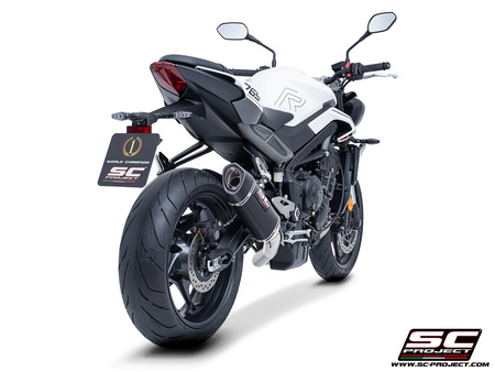 SC-Project układ wydechowy SC1-S carbon Triumph STREET TRIPLE 765 R - RS (2024 – 2025) EURO 5+