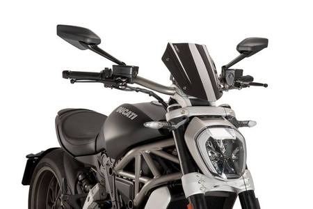 Owiewka PUIG do Ducati X-Diavel 2016-2024 (Sport) Czarny (N) 8921N