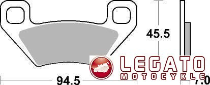 KLOCKI HAMULCOWE SBS 822 ATS