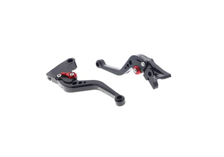 EP Triumph Steve Mcqueen Short Clutch and Brake Lever set 2011 - 2015 (PRN002446-002454-01) - EVOTECH PERFORMANCE