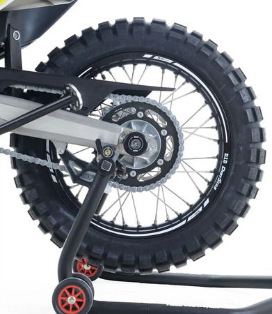 ZESTAW NAKLEJEK NA OBRĘCZ KOŁA NA RANT FELG RG RACING WHITE