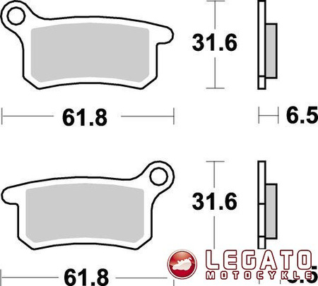 KLOCKI HAMULCOWE SBS 783 RSI