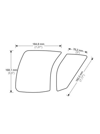 TANKPADY BOCZNE PUIG DO DUCATI PANIGALE V4 2018-2024