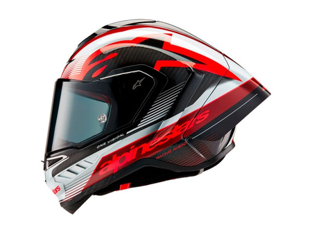 Kask Integralny Alpinestars Supertech R10 Team Black/Red/White