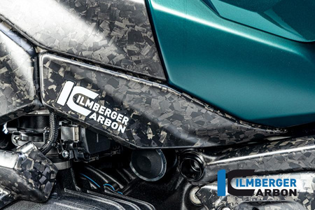 Osłona dolna zbiornika lewa - matt black diamond carbon BMW R 1300 GS (od 2023) ILMBERGER BM.TUL.029.R23GS