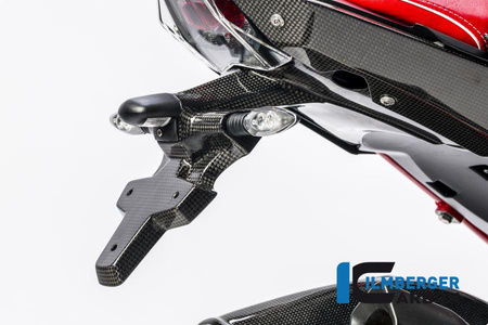 Uchwyt tablicy rejestracyjnej carbon do motocykla BMW R 1200 R (LC) od 2015 / BMW R 1200 RS (LC) od 2015 ILMBERGER NHO.018.R12RL.K