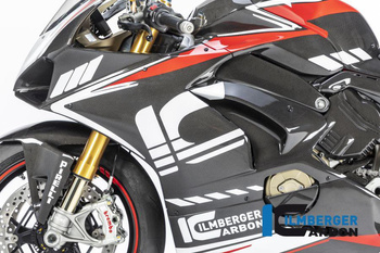 Panel boczny owiewki lewy - połysk do motocykla DUCATI Panigale V4 Racing (2018-2019) ILMBERGER VEL.053.D4RAG.K