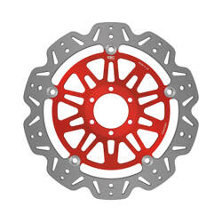 EBC Tarcza hamulcowa motocyklowa VR624RED VEE, czerwona