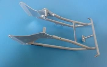 Stelaż tylny sportowy Motoholders Suzuki GSX R 600/750/ 04-05 srebrny