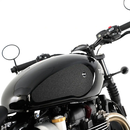 RG RACING TANKPAD ANTYPOŚLIZGOWY 2 CZĘŚCI TRIUMPH BONNEVILLE BOBBER (17-) BLACK