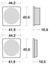 KLOCKI HAMULCOWE SBS 522 HF